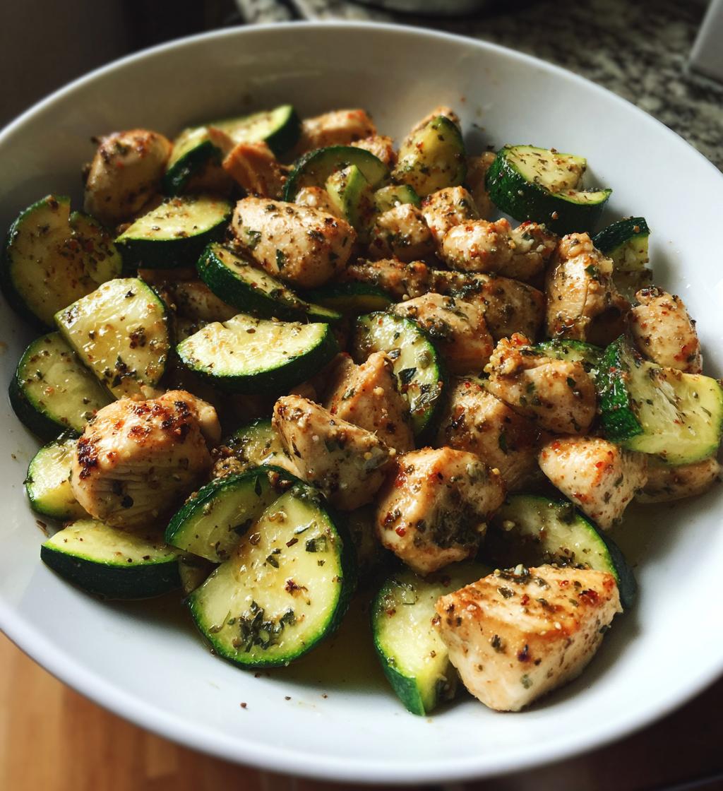 chicken and zucchini recipes