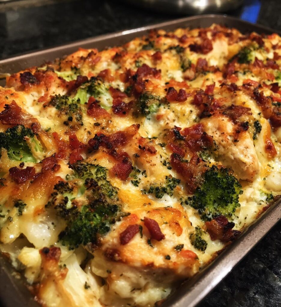 chicken bacon ranch casserole