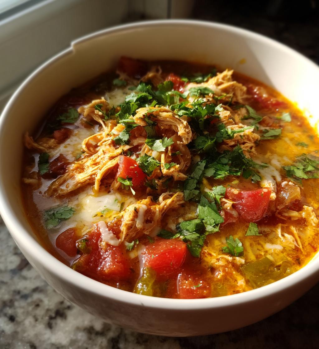 chicken enchilada soup low carb