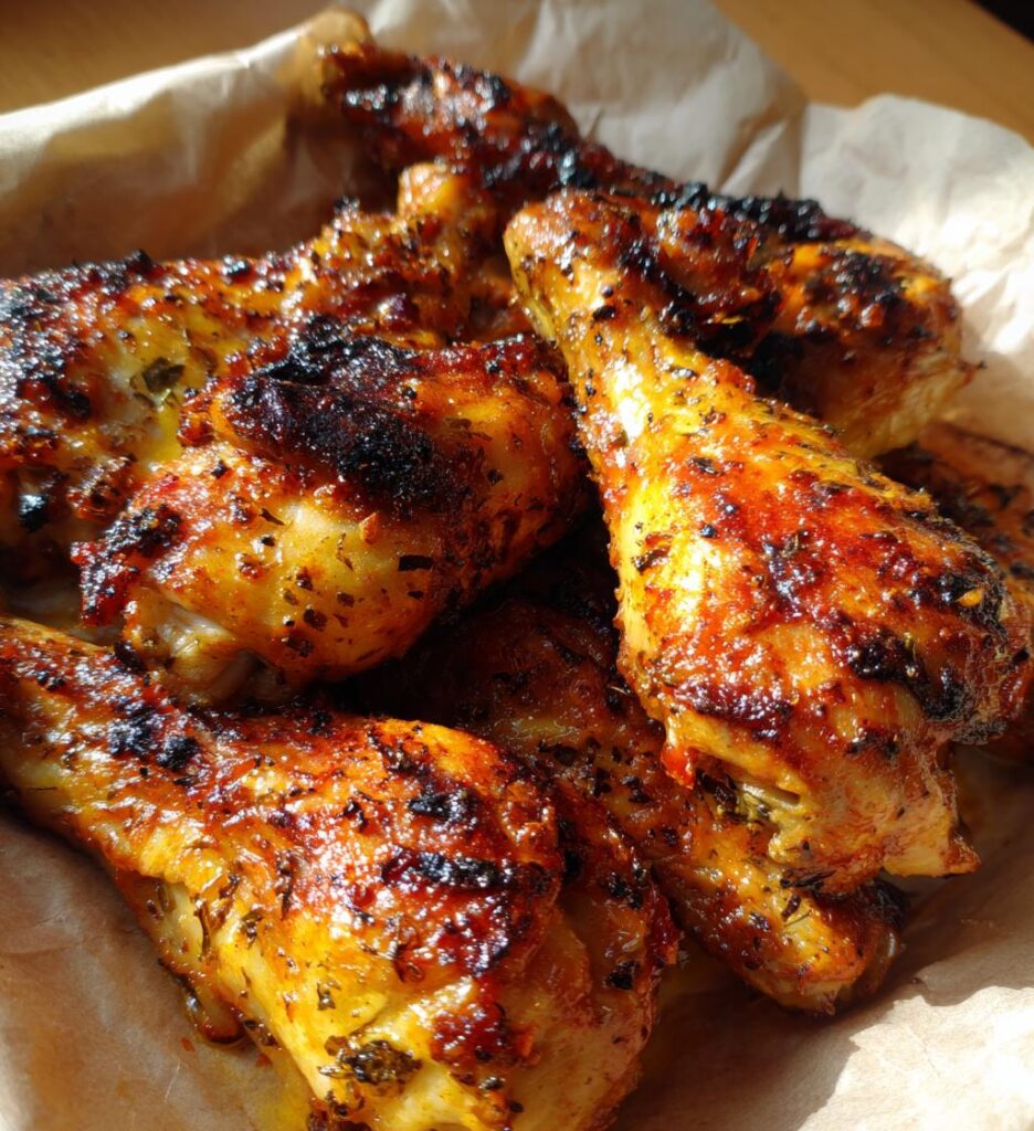 chicken legs in the oven