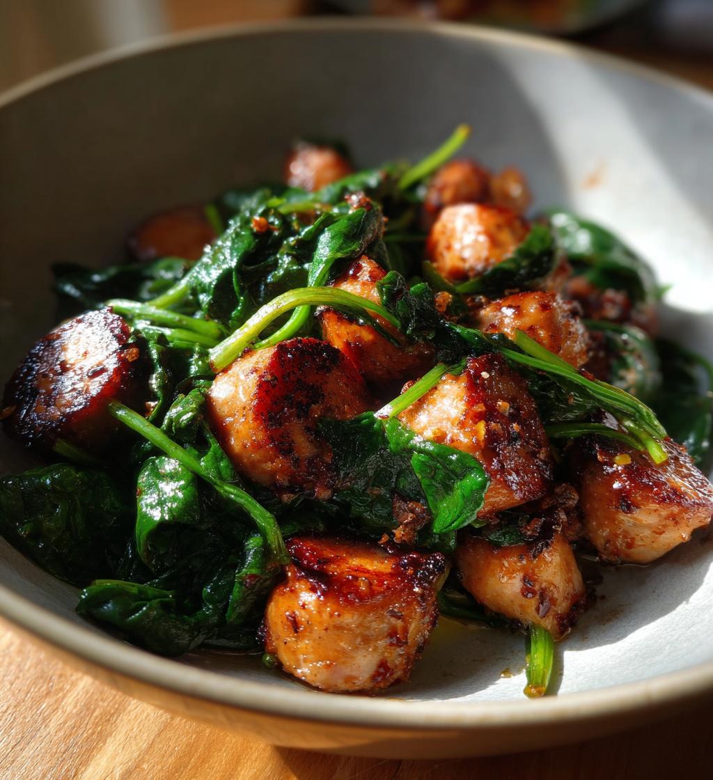 chicken sausage spinach recipes