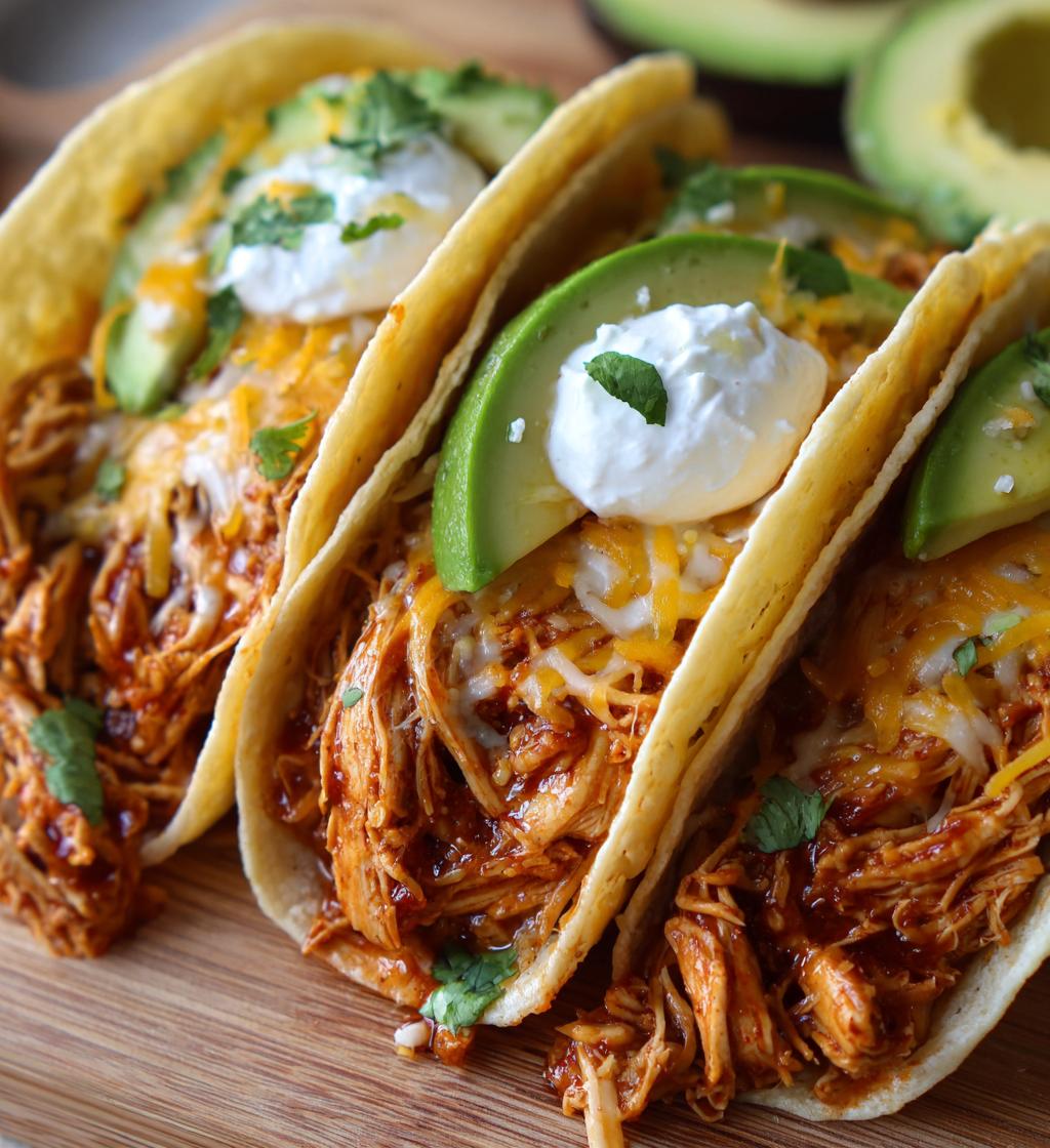 crock pot chicken tacos