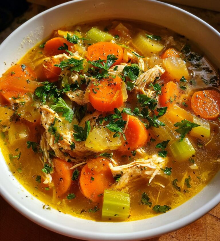 ginger lemon chicken soup