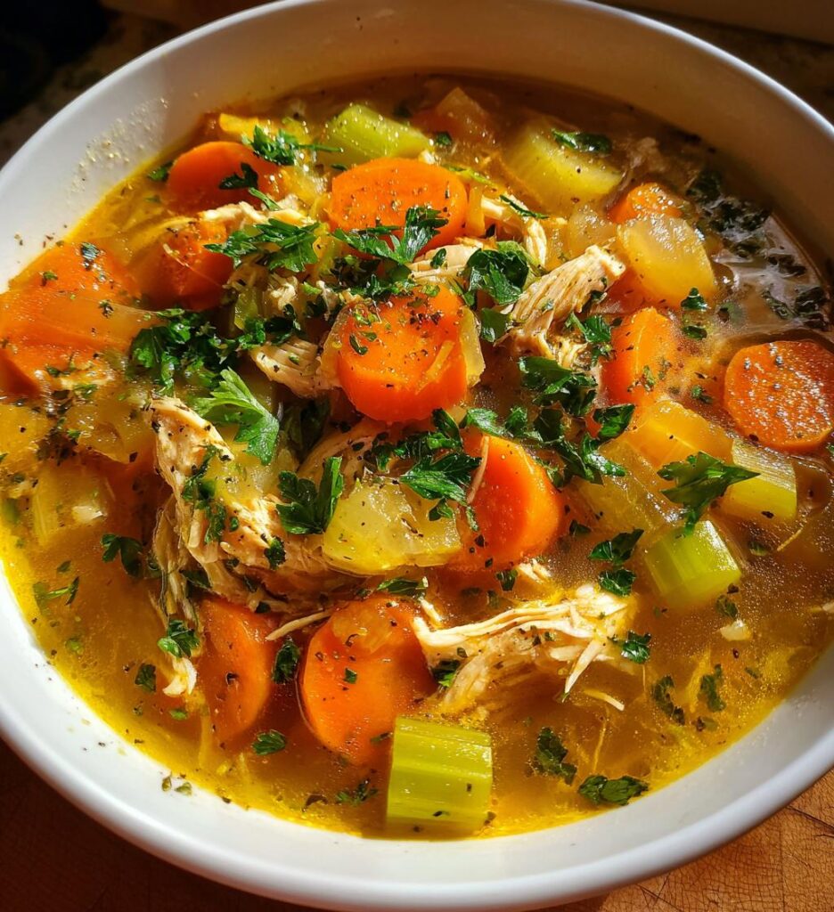 ginger lemon chicken soup