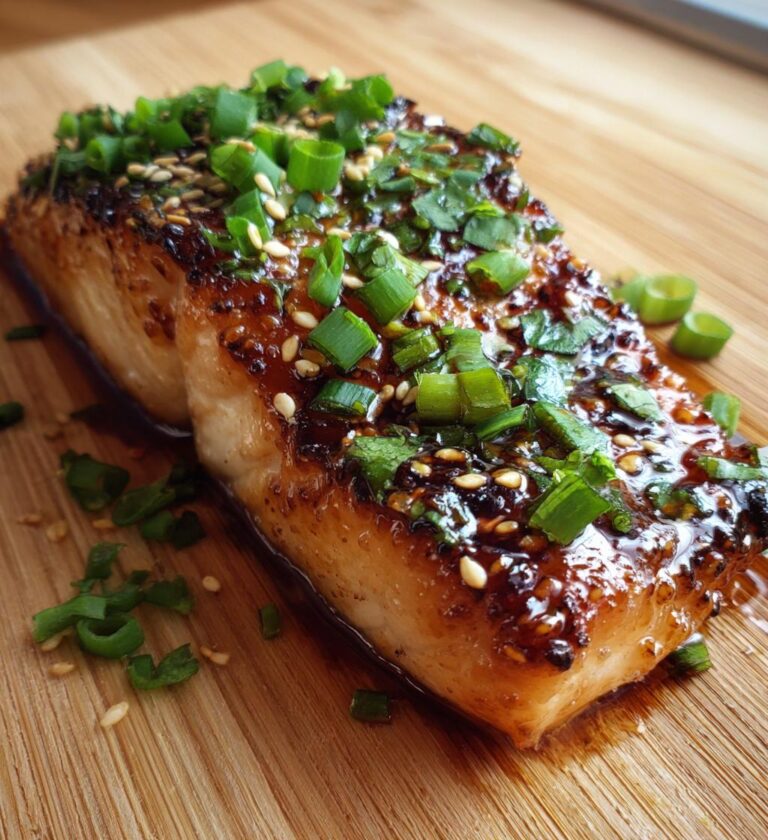 ginger soy glazed cod