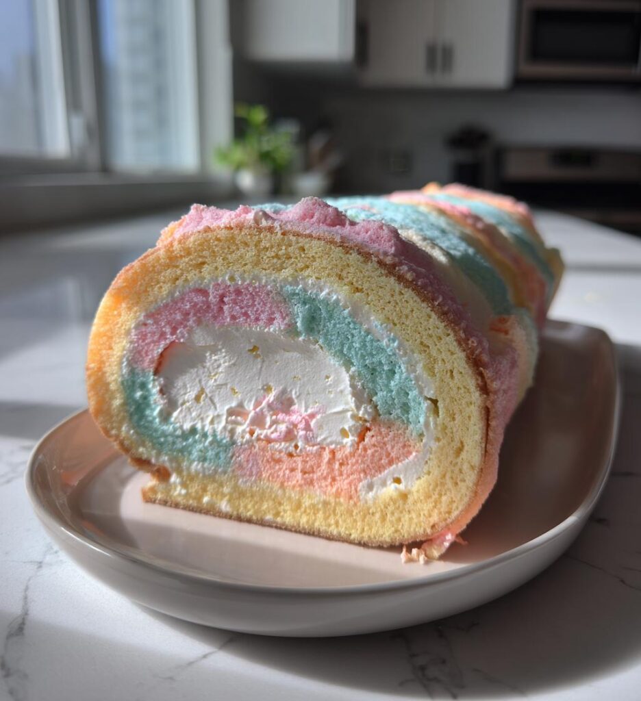 japanese cotton candy swiss cake roll