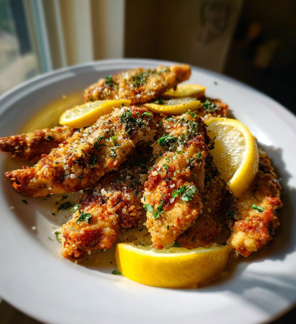 lemon garlic parmesan chicken tenders
