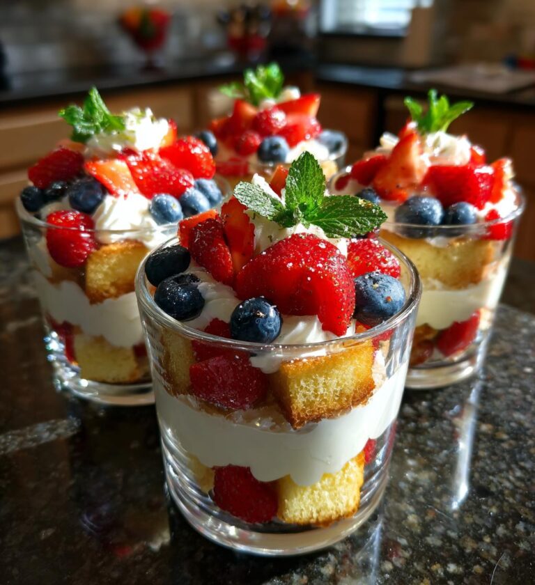 mini christmas trifles