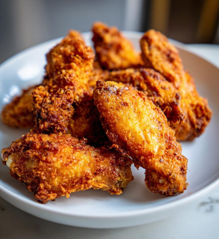 oven fried wings crispy chicken