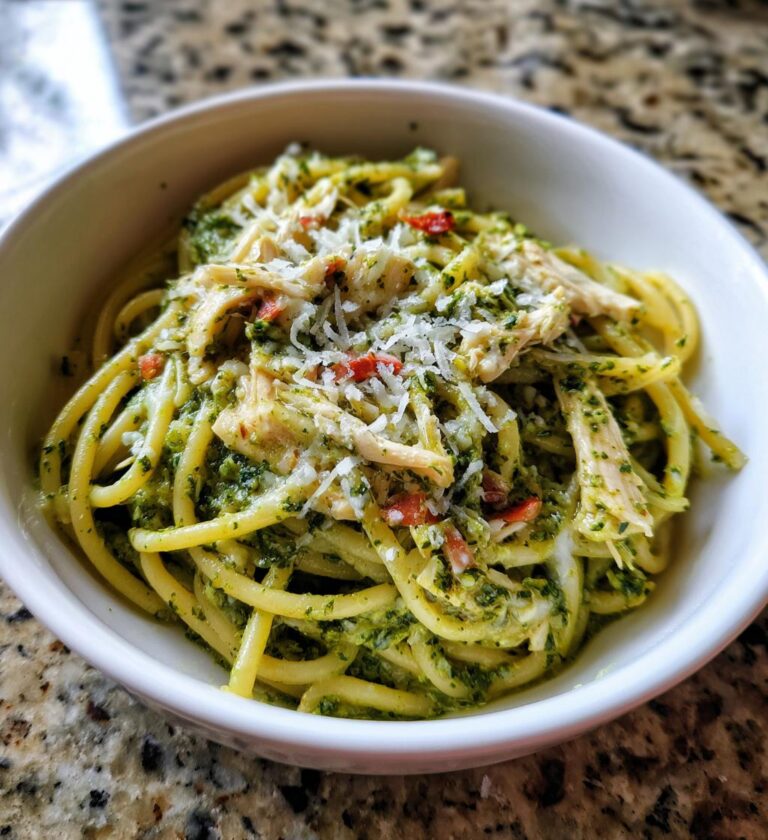pesto chicken pasta