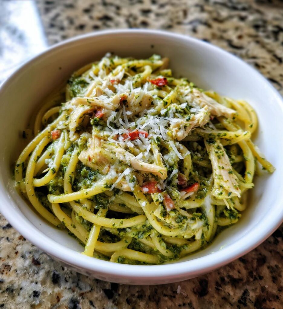 pesto chicken pasta