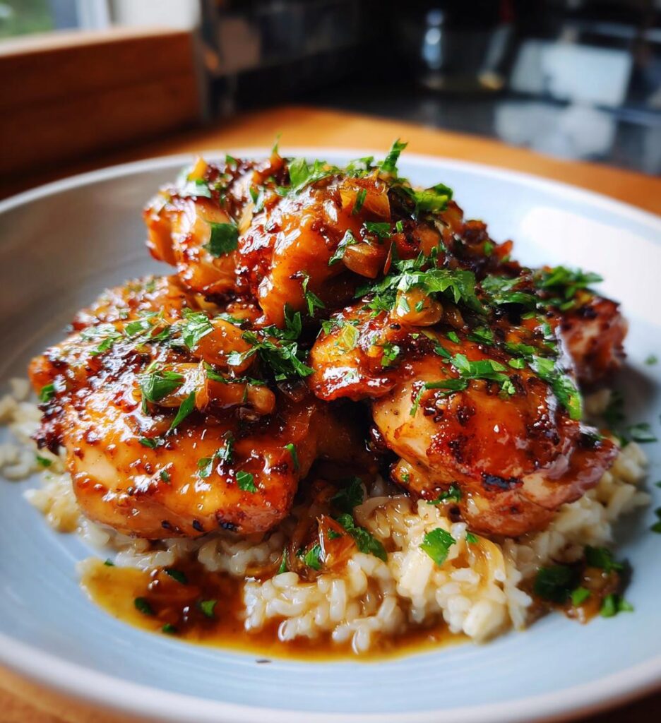 pressure cooker honey garlic chicken