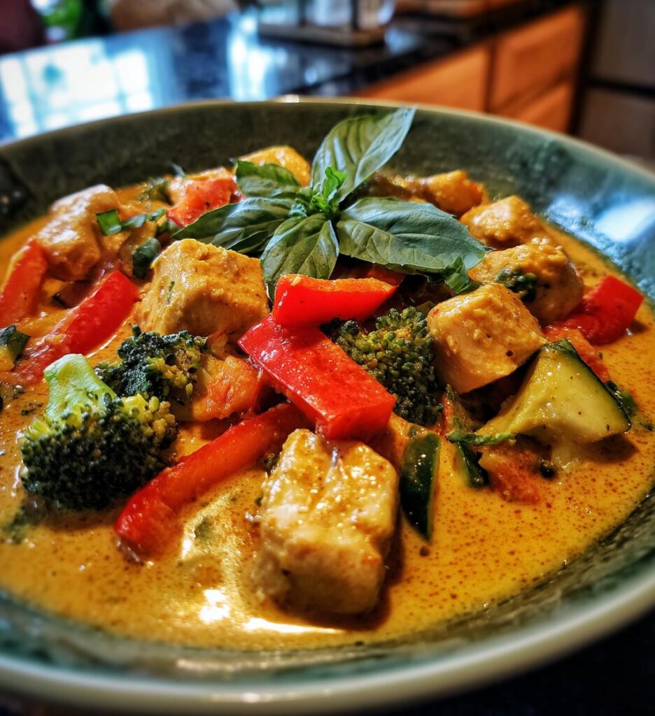 red curry chicken thai
