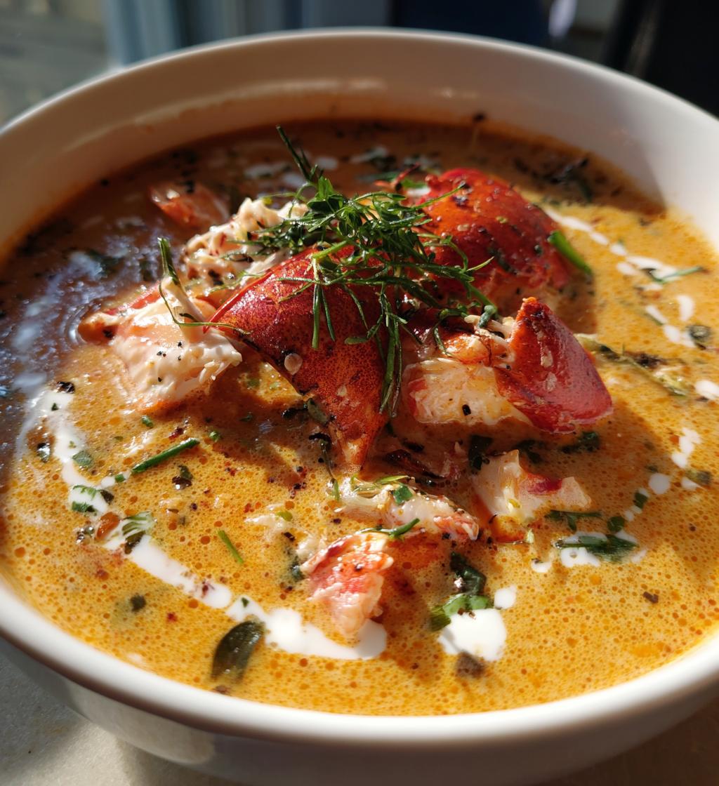 rich crab and shrimp bisque