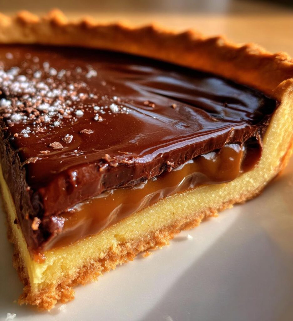 salted caramel chocolate tart