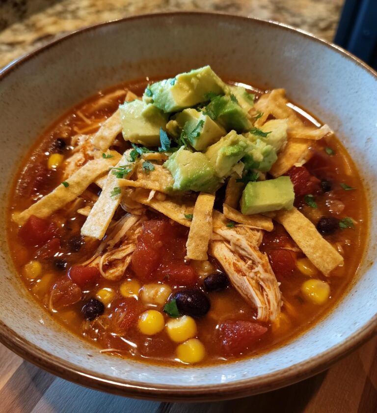weight watcher chicken tortilla soup