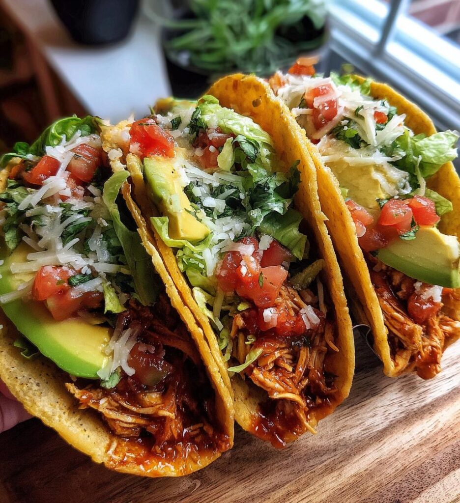 3-Ingredient Crock-Pot Chicken Tacos