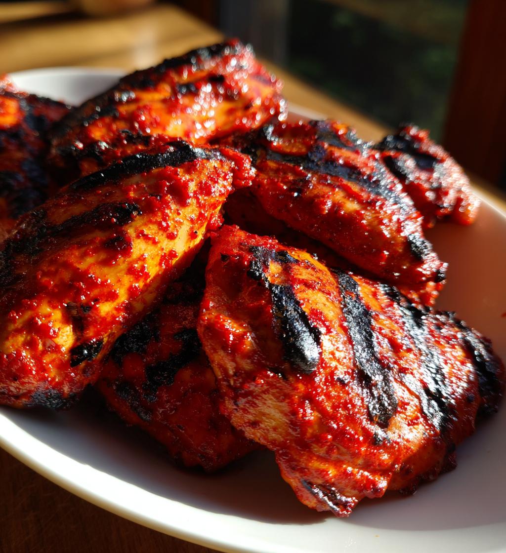 Buldak-Style Grilled Chicken