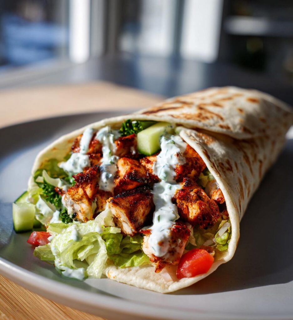 Chicken Souvlaki Wrap