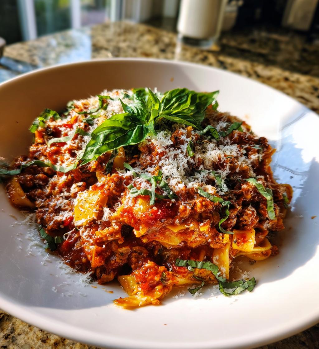 Chicken and Artichoke Bolognese