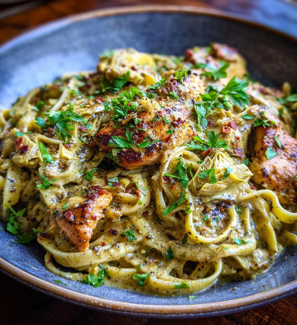 Chicken and Artichoke Pasta