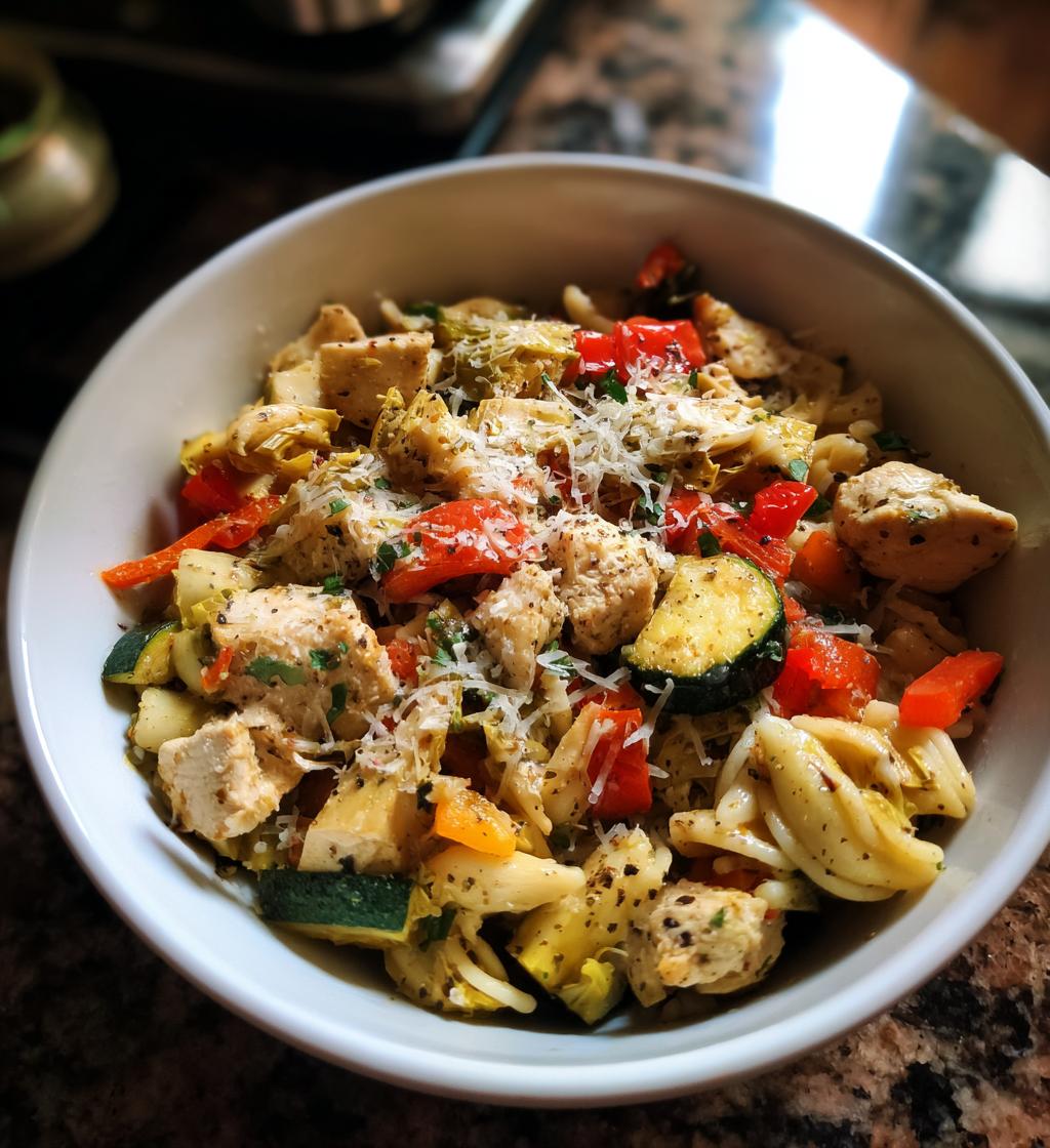 Chicken and Artichoke Primavera