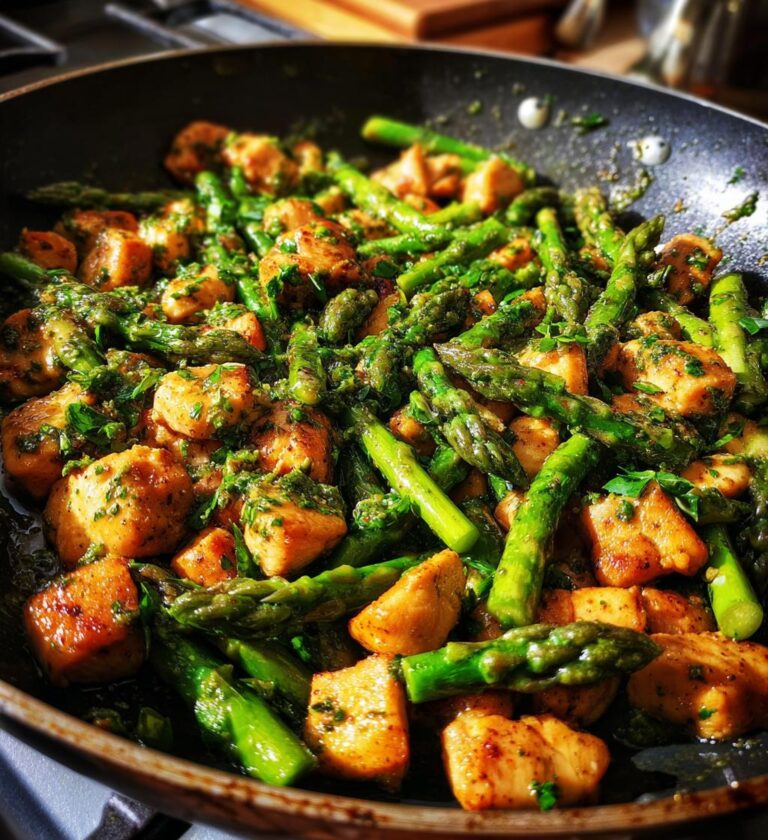 Chicken and Asparagus Pesto