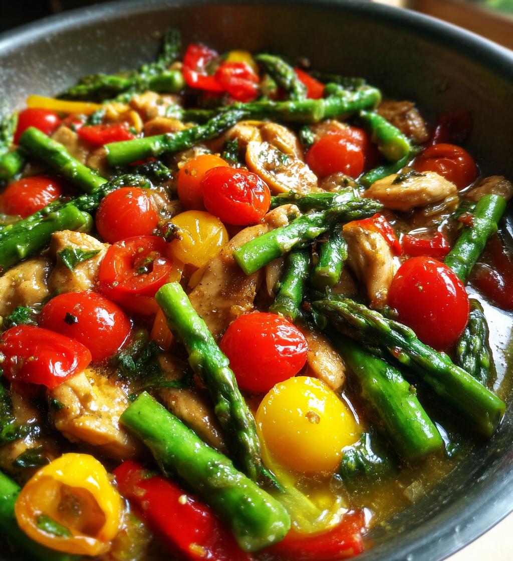 Chicken and Asparagus Primavera