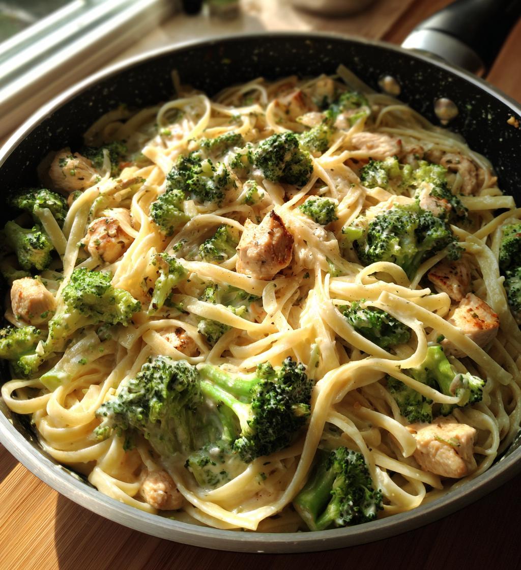 Chicken and Broccoli Alfredo