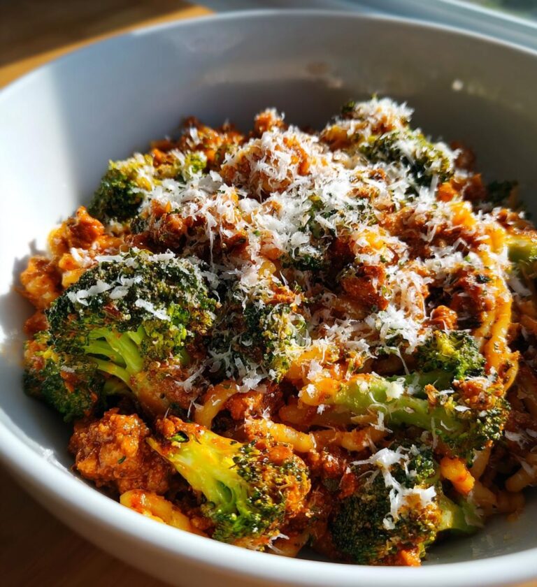Chicken and Broccoli Bolognese