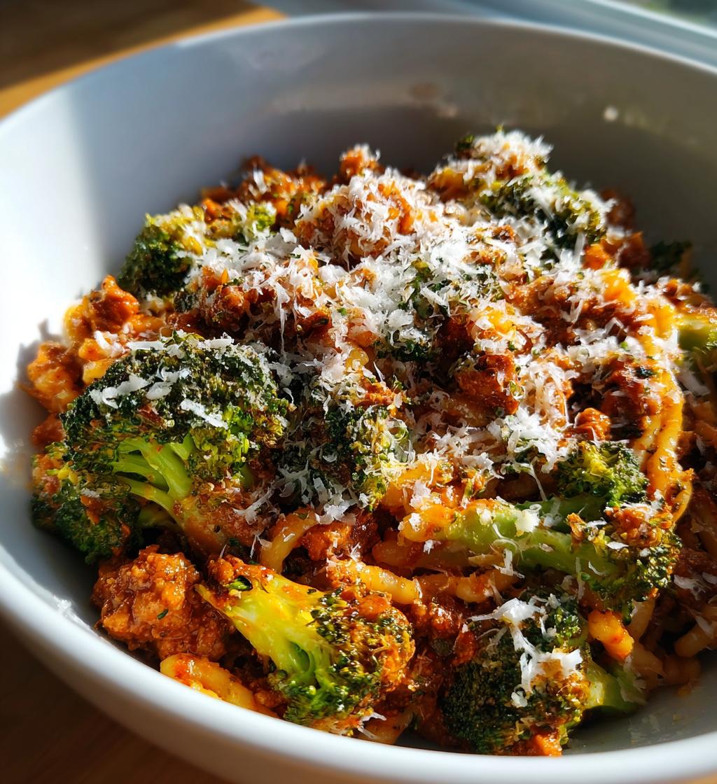 Chicken and Broccoli Bolognese