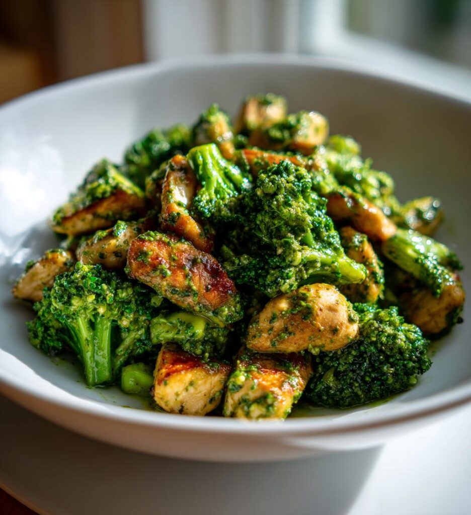 Chicken and Broccoli Pesto