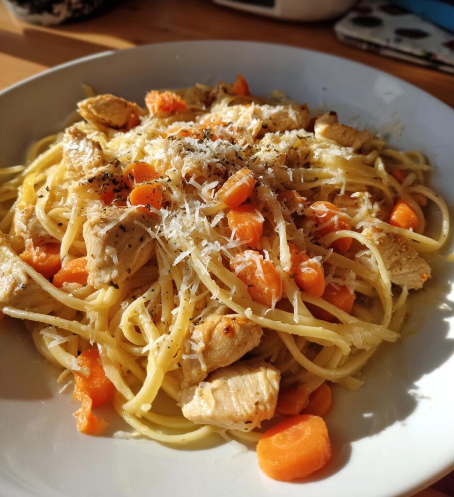 Chicken and Carrot Pasta