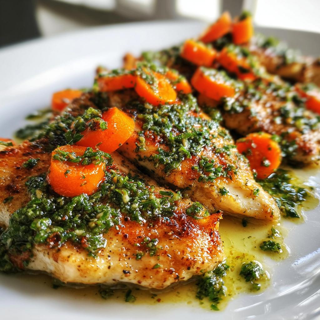 Chicken and Carrot Pesto