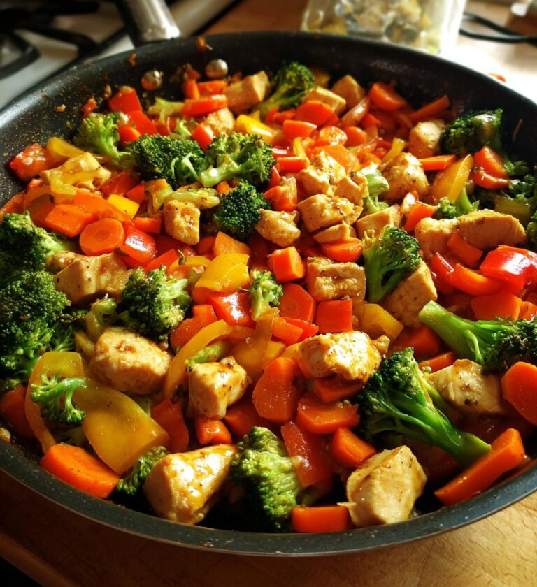 Chicken and Carrot Primavera