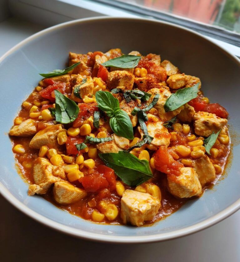 Chicken and Corn Arrabbiata