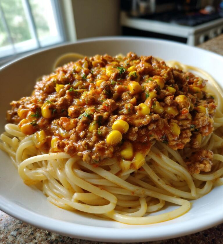 Chicken and Corn Bolognese