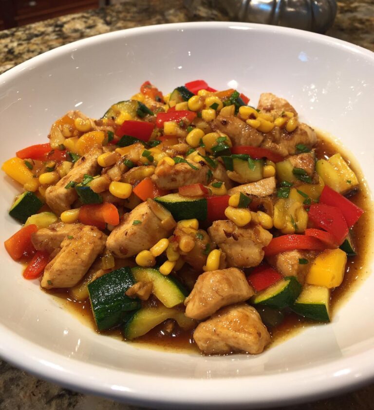 Chicken and Corn Primavera