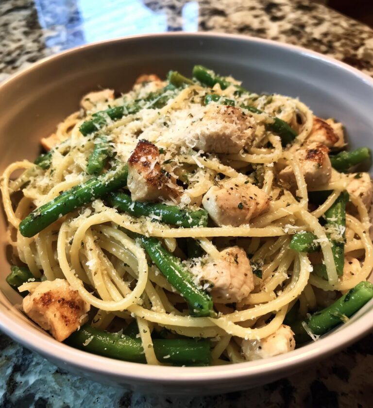 Chicken and Green Bean Pasta