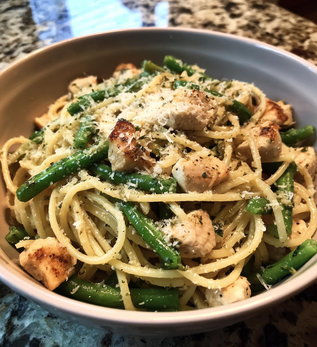 Chicken and Green Bean Pasta