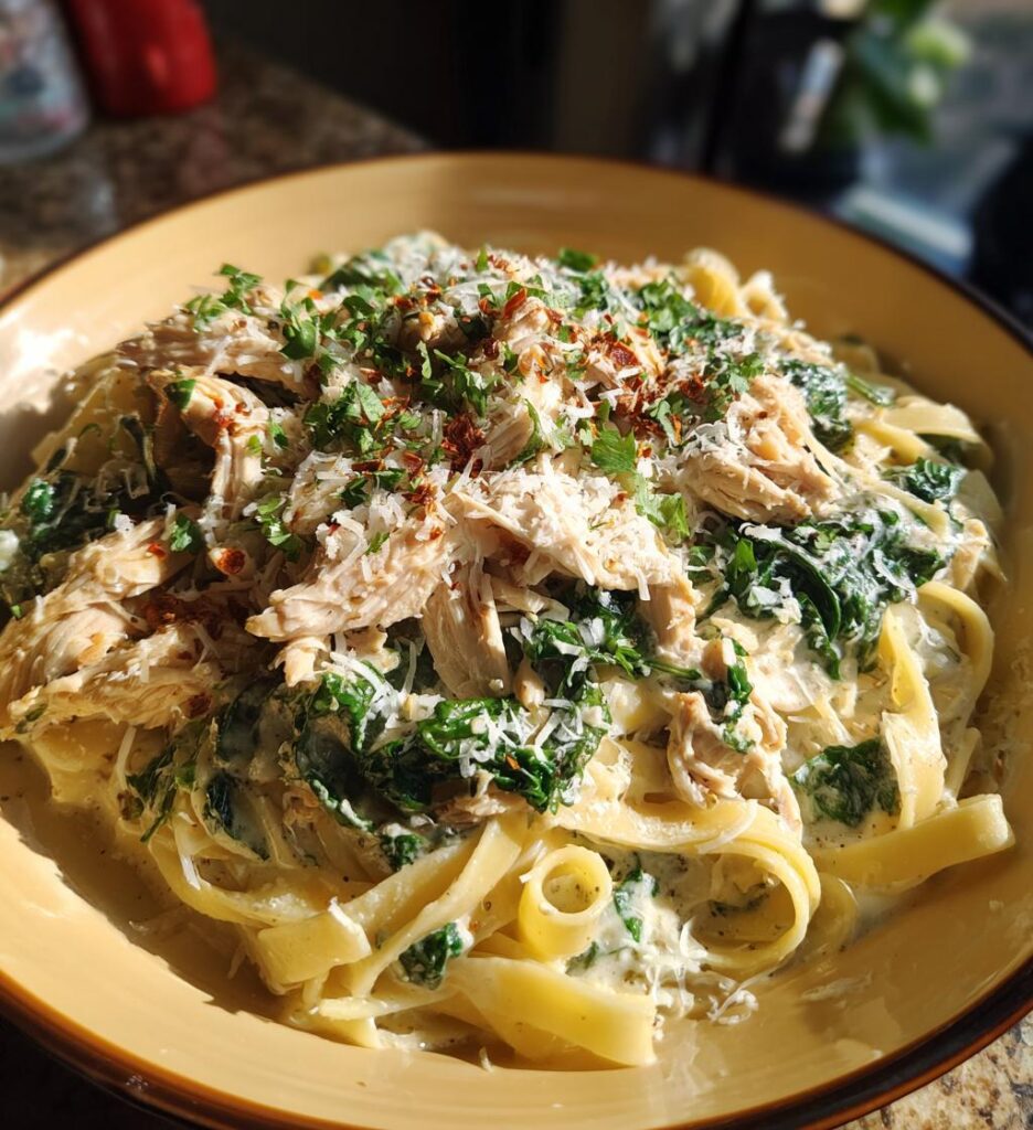 Chicken and Kale Alfredo