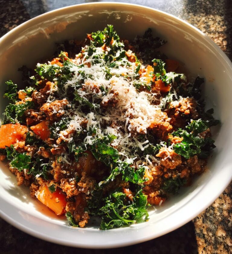 Chicken and Kale Bolognese