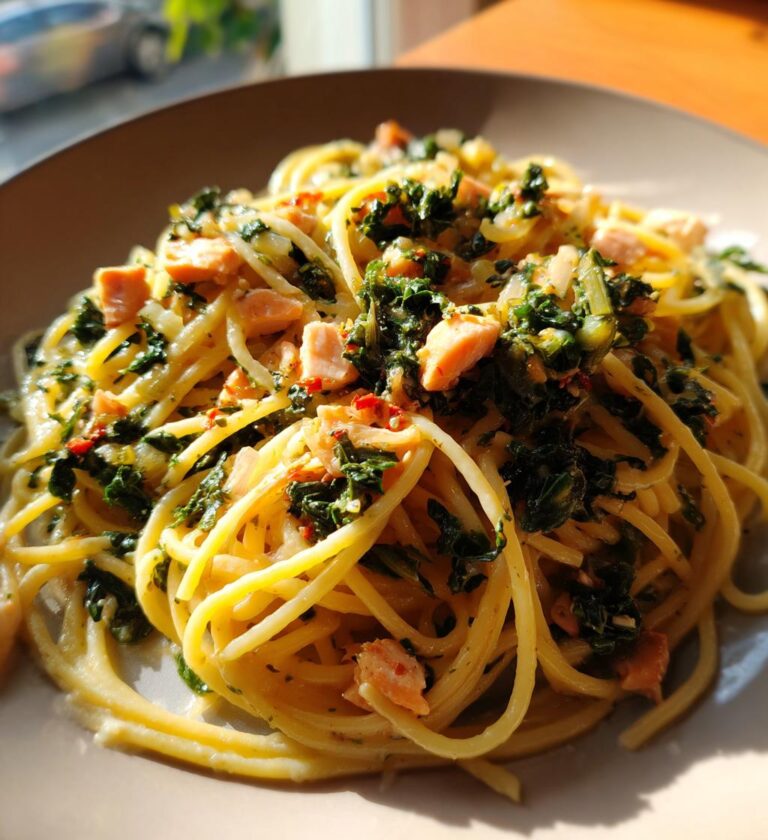 Chicken and Kale Carbonara
