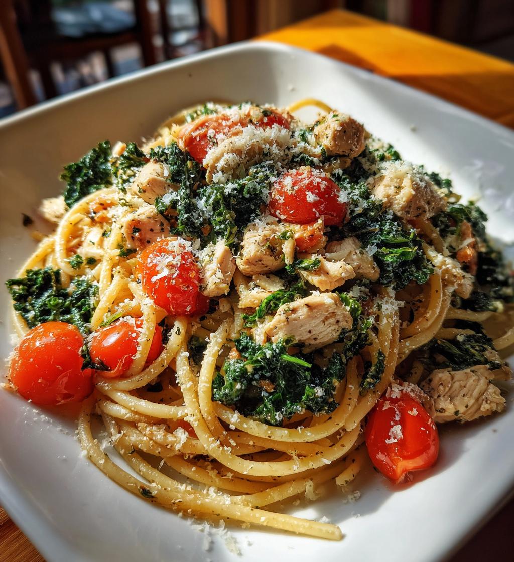 Chicken and Kale Pasta