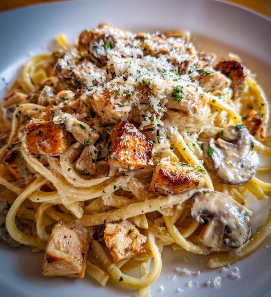 Chicken and Mushroom Pasta