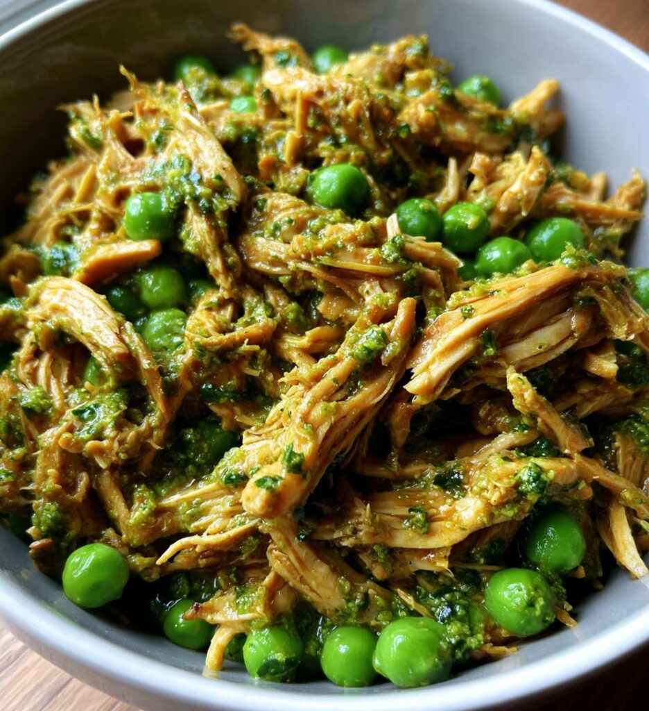 Chicken and Peas Pesto