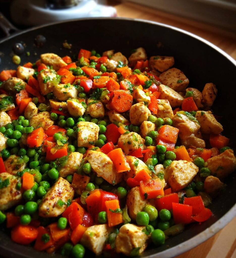Chicken and Peas Primavera