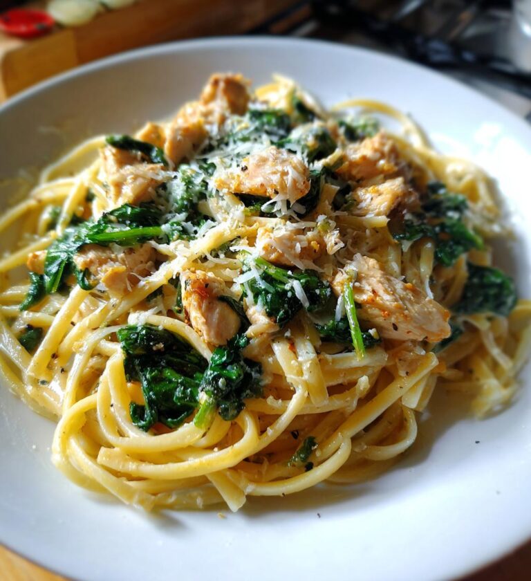 Chicken and Spinach Pasta