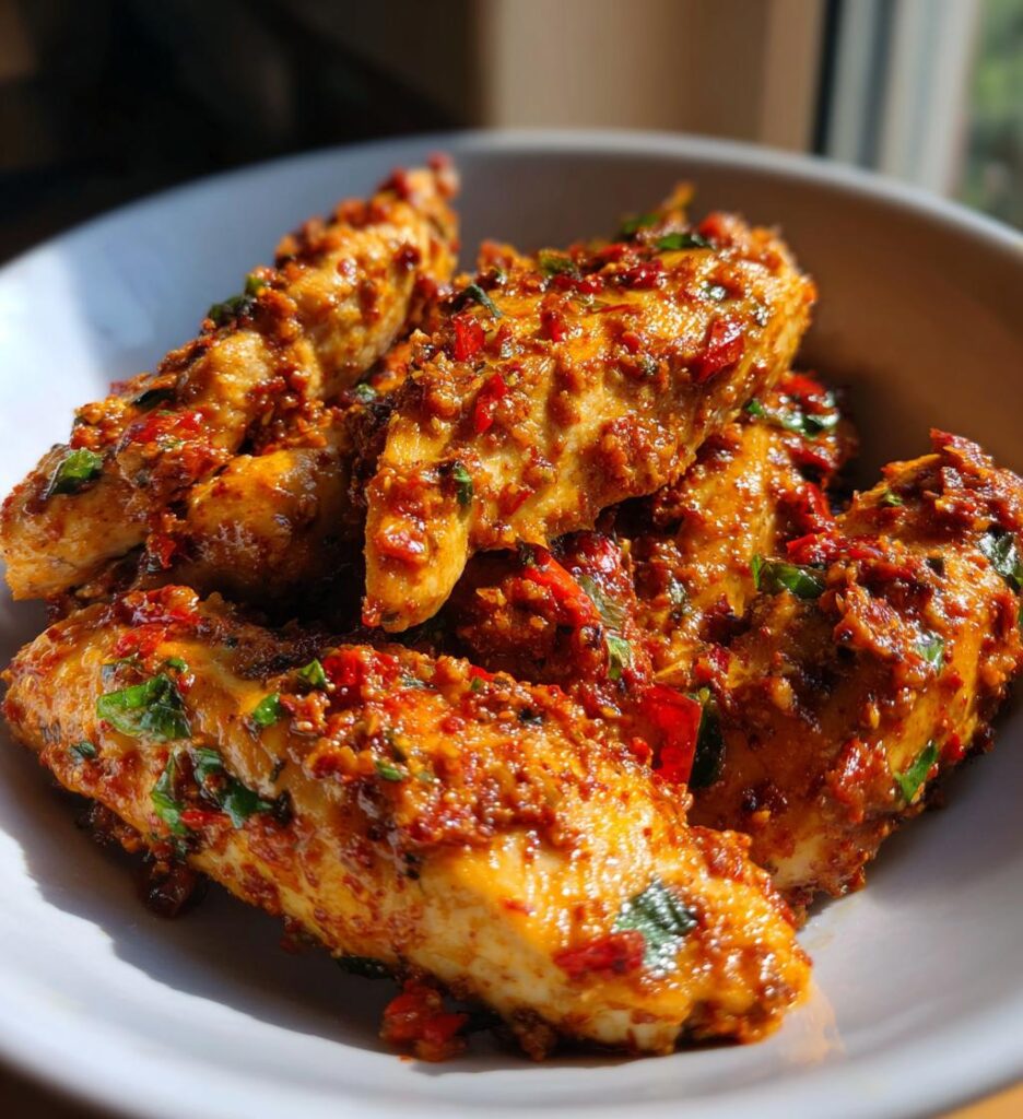 Chicken and Sun-Dried Tomato Pesto