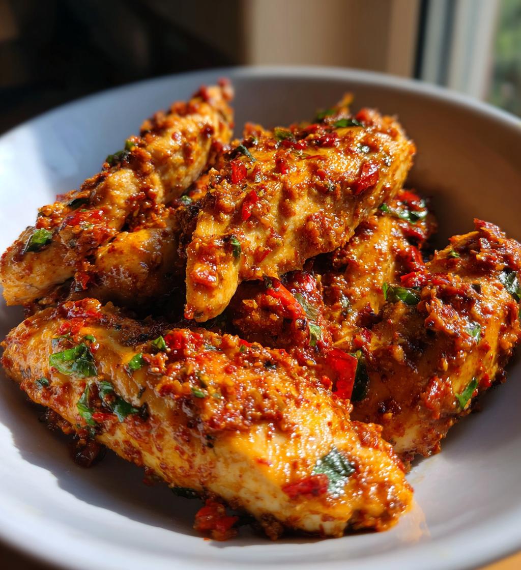 Chicken and Sun-Dried Tomato Pesto